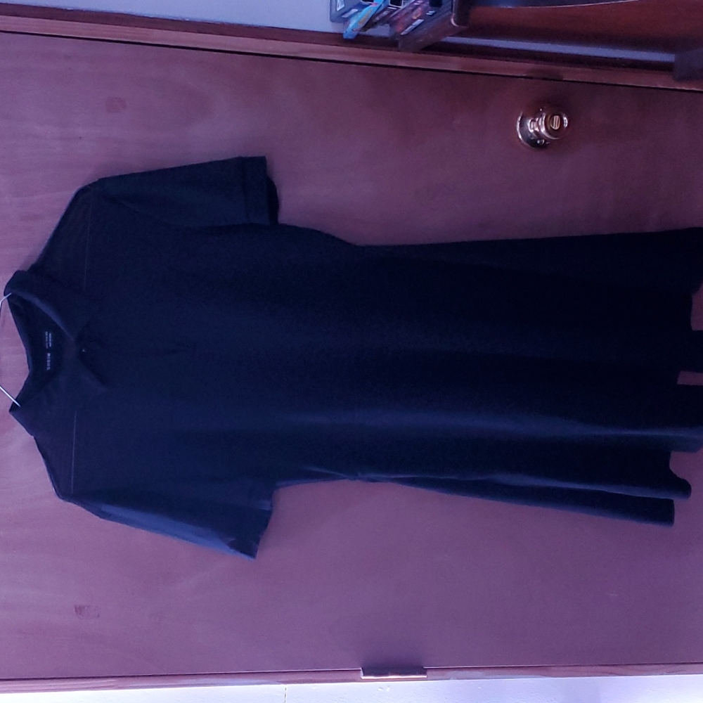 Shein see through top collared dress